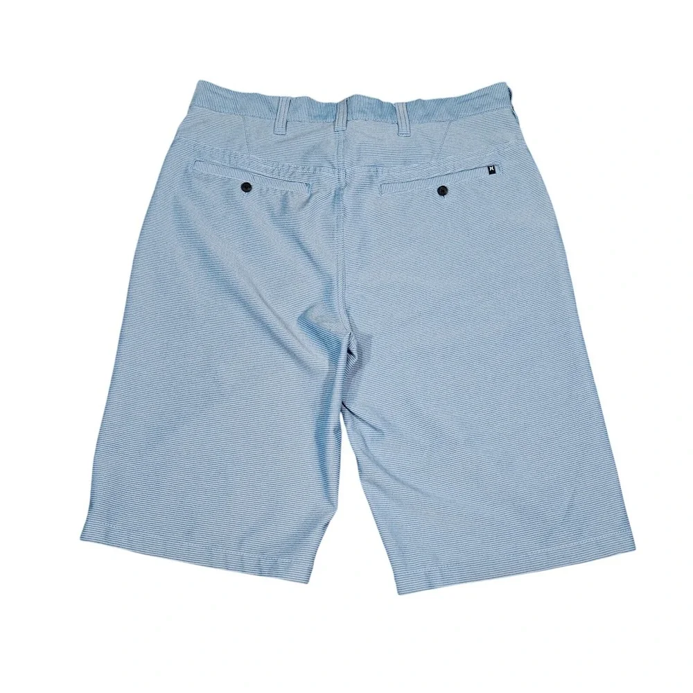 Hurley Porter Walkshorts Mens 29 Blue White Striped Seersucker Pinstripe Coastal